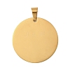 304 Stainless Steel Pendants SA-E001-11G-1