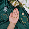 5Pcs Zinc Alloy Open Cuff Bangles BJEW-SC0001-70-3