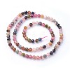 Natural Tourmaline Beads Strands G-F619-20B-4mm-2