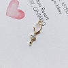 Brass Micro Pave Cubic Zirconia Pendants KK-TAC0010-04G-05-1