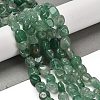 Natural Green Strawberry Quartz Beads Strands G-P497-01E-23-2