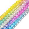 Dyed & Heated Synthetic Quartz Beads Strands G-P502-01A-M-1