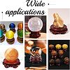 Wood Decoration Accessories Display Bases for Gemstone DJEW-CA0001-02-6