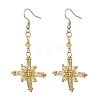 Star Glass Seed Beads Dangle Earrings EJEW-MZ00664-3