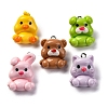 Animal Series Opaque Resin Pendants CRES-M038-05-1