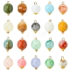 38Pcs 19 Colors Acrylic Pendants MACR-FS0001-80-3