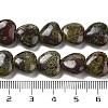 Natural Dragon Blood Beads Strands G-B022-38C-5