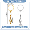 40Pcs 2 Colors Alloy Pendants KEYC-HY00014-2