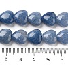 Natural Blue Aventurine Beads Strands G-B022-34C-5