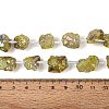 Dyed Electroplate Raw Rough Natural Amethyst Beads Strands G-Q610-05G-5