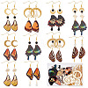 SUNNYCLUE DIY Butterfly Wing Earring Making Kit DIY-SC0020-95-1