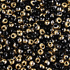6/0 Half Plated Glass Beads SEED-N008-04A-3