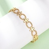 304 Stainless Steel Cuff Bangles for Women BJEW-G749-02G-2