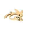 304 Stainless Steel Pendants STAS-M117-02C-G-2