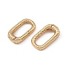 SHEGRACE Brass Spring Gate Rings XGRQ58095-756G-2