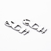 Non-Tarnish 201 Stainless Steel Pendants STAS-Q240-072P-2