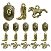 30Pcs 3 Styles Tibetan Style Alloy Pendants FIND-YW0010-51AB-1