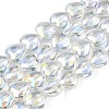 Electroplate Glass Beads Strands EGLA-S188-14-B03-4