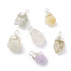 Natural Mixed Stone Pendants PALLOY-JF01207-1