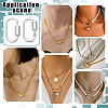 12Pcs Alloy Screw Carabiner Lock Charms FIND-UN0010-22P-5