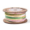 30M Segment Dyed Macrame Cotton Cord OCOR-T018-01U-1