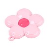 Spray Painted Alloy and Enamel Big Pendants PALLOY-T092-80F-2