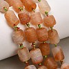 Natural Weathered Agate Beads Strands G-A321-D02-01B-1