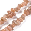 Natural Multi-Moonstone Chip Beads Strands G-M205-19A-4