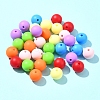 35Pcs Food Grade Eco-Friendly Silicone Focal Beads SIL-FS0001-22A-7