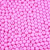 Opaque Baking Paint Glass Beads DGLA-T004-02I-2