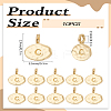 10Pcs Alloy Pendants FIND-LP0003-36C-2