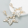 Alloy Rhinestone Earring PW-WGAF14D-02-1