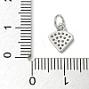 Rack Plating Brass Micro Pave Cubic Zirconia Pendants KK-K392-38P-3