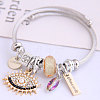 Adjustable 304 Stainless Steel European Bangles FS-WG38FEB-03-1