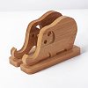 Wooden Phone Holder X-AJEW-WH0113-03-1