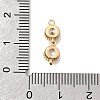 Brass Pave Cubic Zirconia Connector Charms KK-N289-26G-05-3