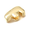 Brass Slide Charms KK-E802-33G-F-2