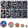 70G  5 Styles ABS Plastic Imitation Pearl Cabochons OACR-SC0001-45C-1