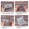  Transparent Plastic Commemorative Banknote Storage Bags ABAG-NB0001-52-4