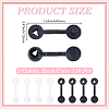 300Pcs 2 Colors Plastic Anti-theft Buckles FIND-CY0001-55B-2