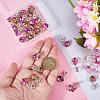 30Pcs 6 Styles Electroplate Glass European Dangle Charms HJEW-PH02219-3