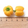 Imitation Vegetable Resin Pendants RESI-K033-03A-01-3