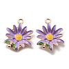 Alloy Enamel Pendants FIND-H016-01G-01-1