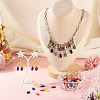 100Pcs 10 Colors Opaque Acrylic Charms MACR-TA0001-86-7