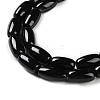 Natural Black Onyx Agate(Dyed & Heated) Beads Strands G-NH0019-C05-11-4