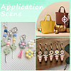 40Pcs 20 Styles Food Grade Eco-Friendly Focal Silicone Beads SIL-SC0002-15-5