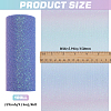 10 Yards Rainbow Color Polyester Tulle Fabric Rolls OCOR-WH0082-136D-2