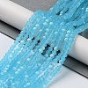 Transparent Glass Beads Strands EGLA-A044-T2mm-MB08-2