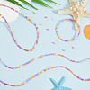 4 Strands Natural Freshwater Shell Dyed Beads Strands SHEL-SC0001-75-3