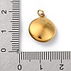 High Polished 316 Stainless Steel Faceted Glass Pendants STAS-K258-46G-08-3